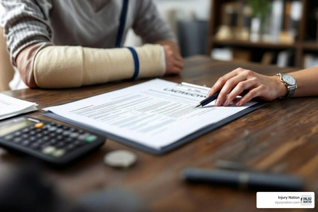 Injury attorney fees