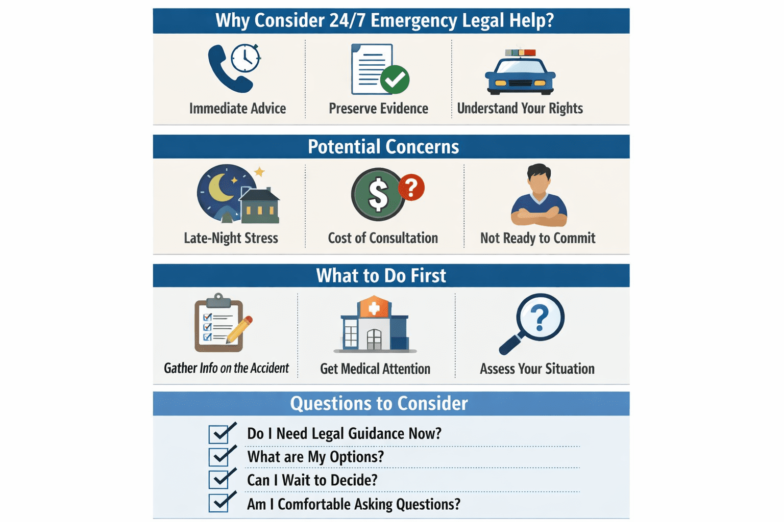 Is Overnight Legal Help Worth It After a Late-Night Crash in Jacksonville if You Are Not Ready to File Yet? image 2