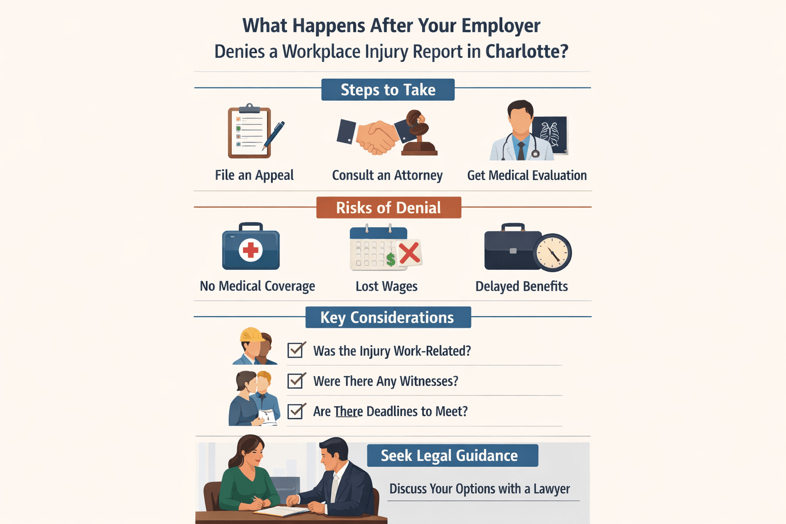 What Happens After Your Employer Denies a Workplace Injury Report in Charlotte? image 2